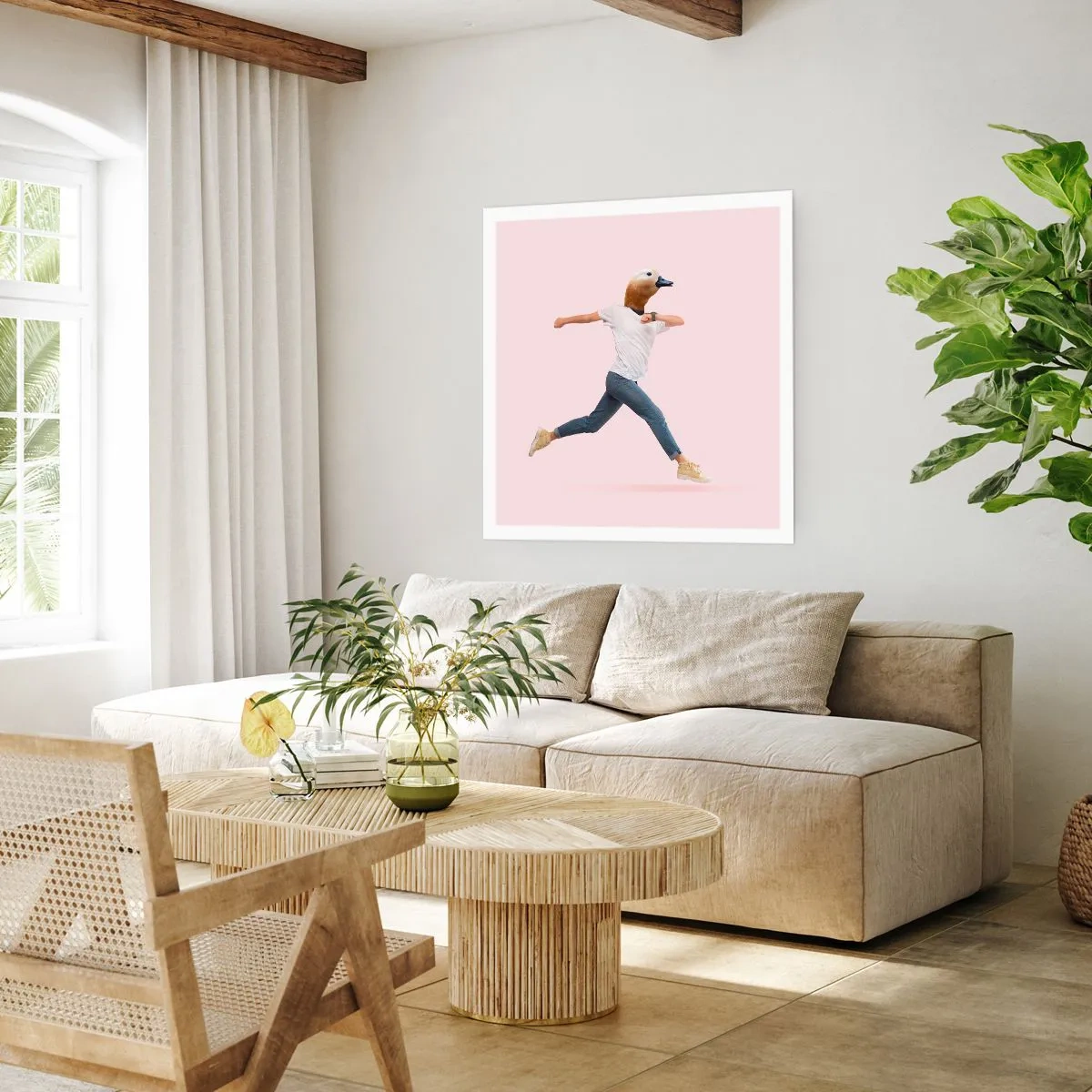 Plakat - En knivspids absurditet - 40x40 cm