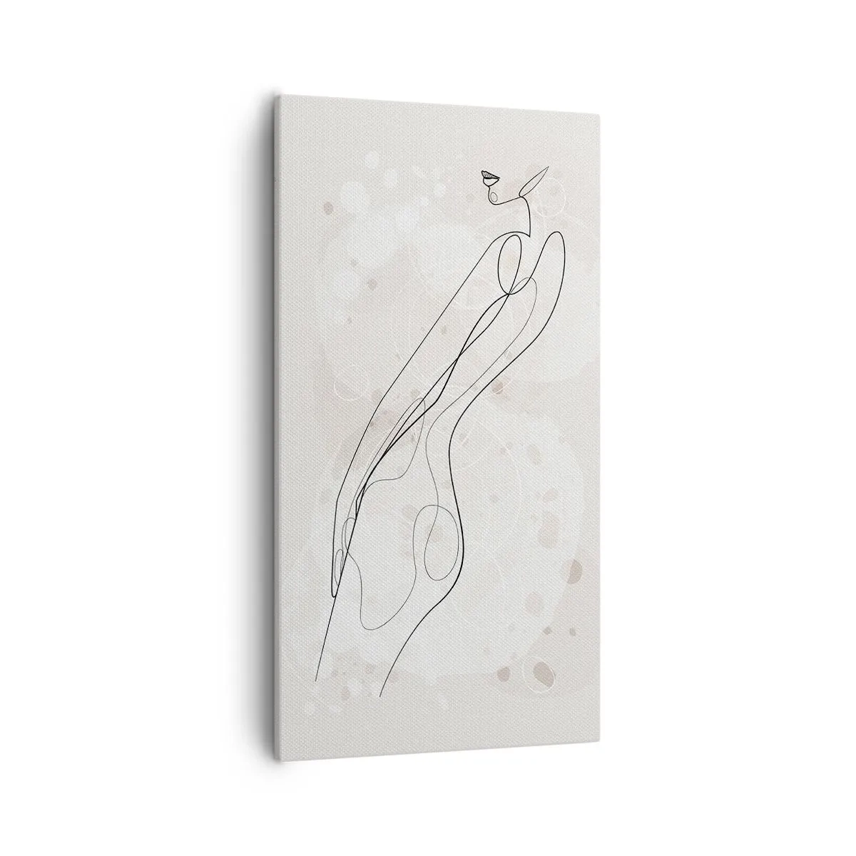 Lærredstryk - Billede på lærred - At forvilde sig med blikket - 55x100 cm