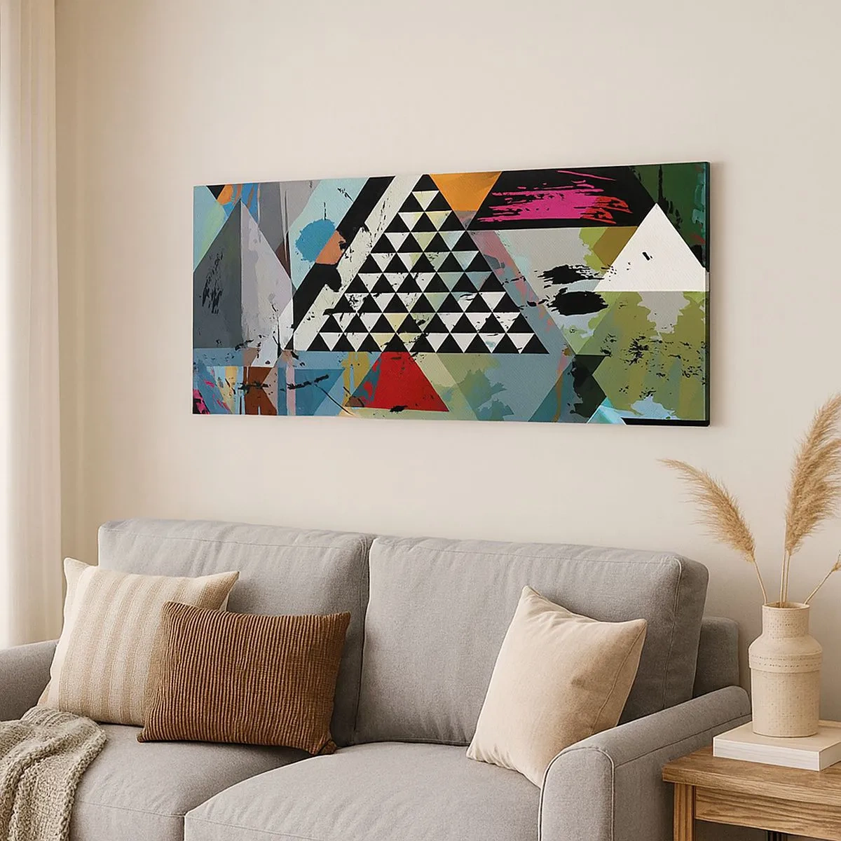 Lærredstryk - Billede på lærred - Hvor enkelt - 100x40 cm