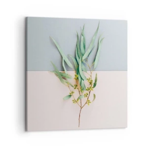 Lærredstryk - Billede på lærred - Pastelfarvernes subtilitet - 50x50 cm