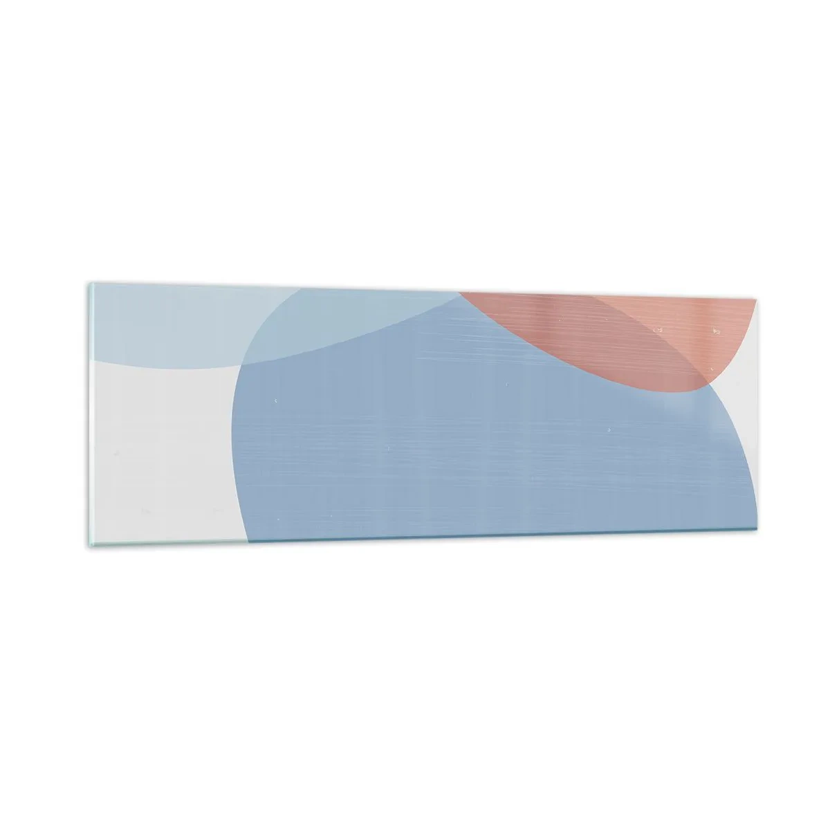 Billede på glas - Pastelfarvede relationer - 90x30 cm