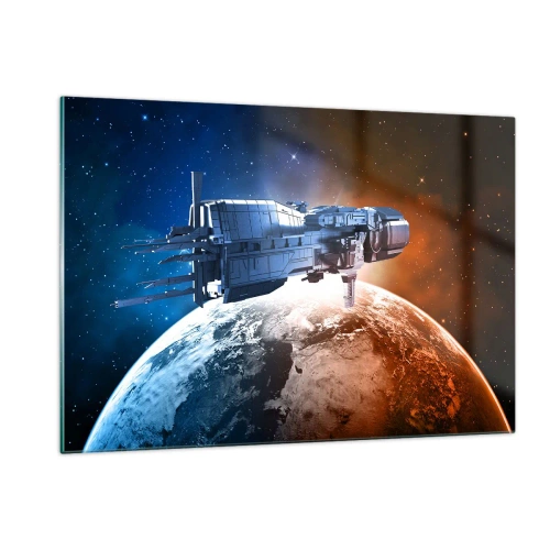 Billede på glas - Forsigtig observatør - 120x80 cm