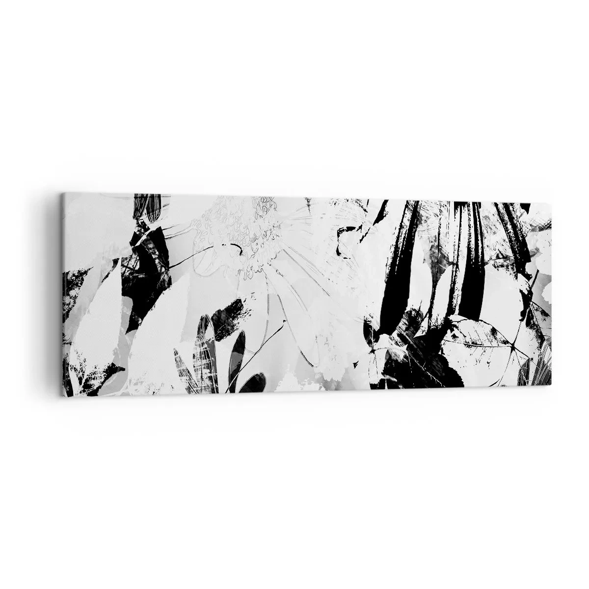 Lærredstryk - Billede på lærred - Efterår i det negative - 140x50 cm