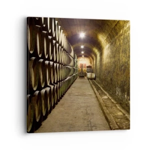 Lærredstryk - Billede på lærred - Det er godt at ligge ned - 40x40 cm