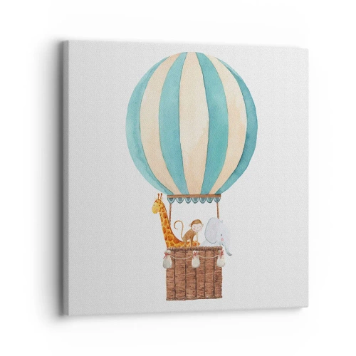 Lærredstryk - Billede på lærred - Fantastisk tur - 30x30 cm