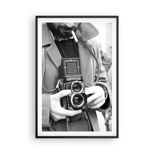 Plakat i sort ramme - I retro stil - 61x91 cm