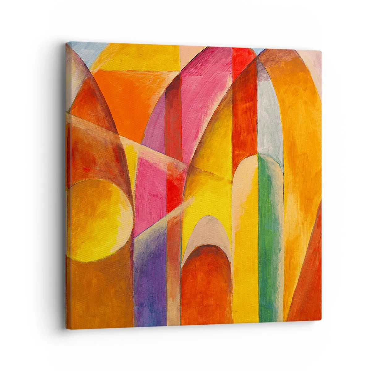 Lærredstryk - Billede på lærred - Solens katedral - 30x30 cm