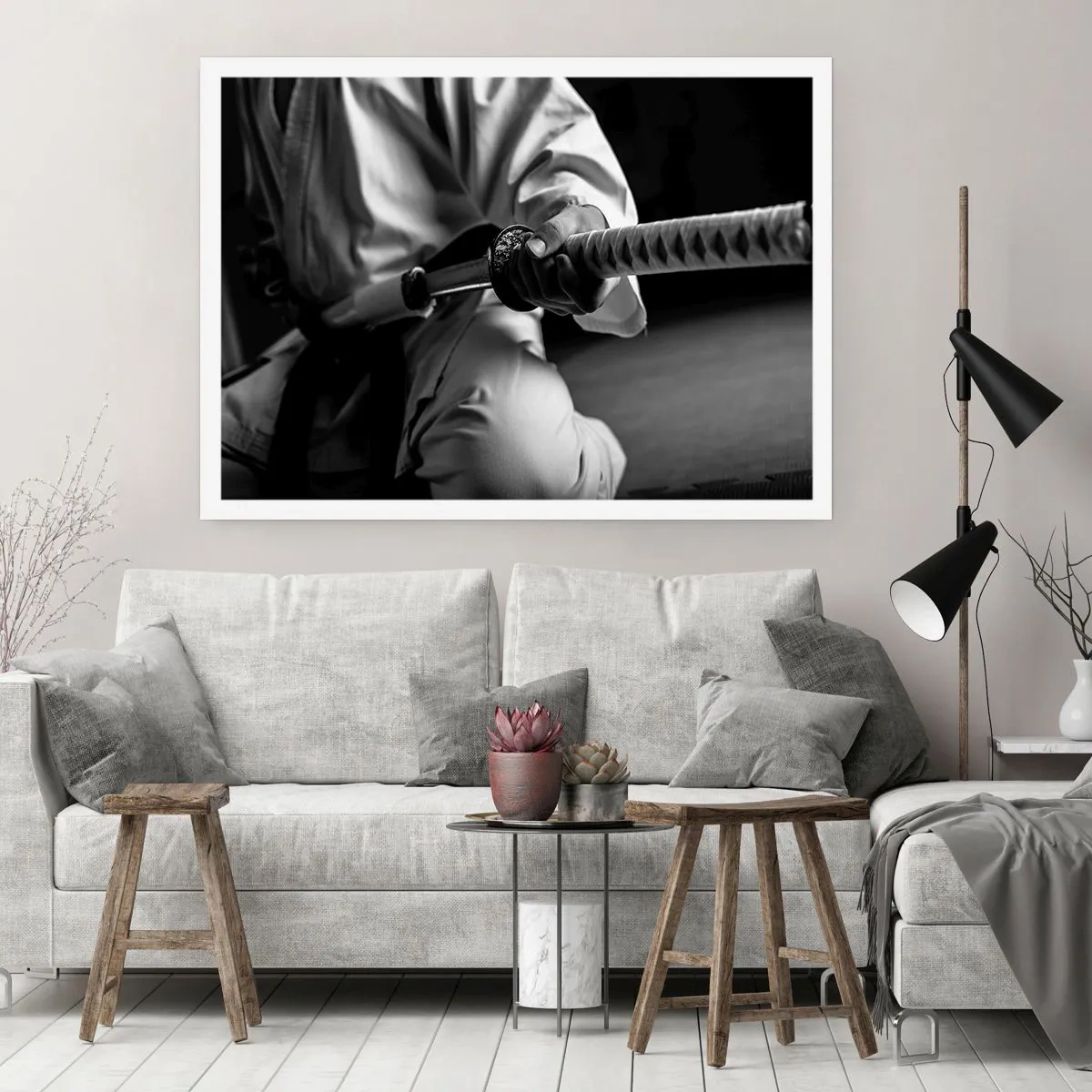 Plakat - En krigers sjæl - 50x40 cm