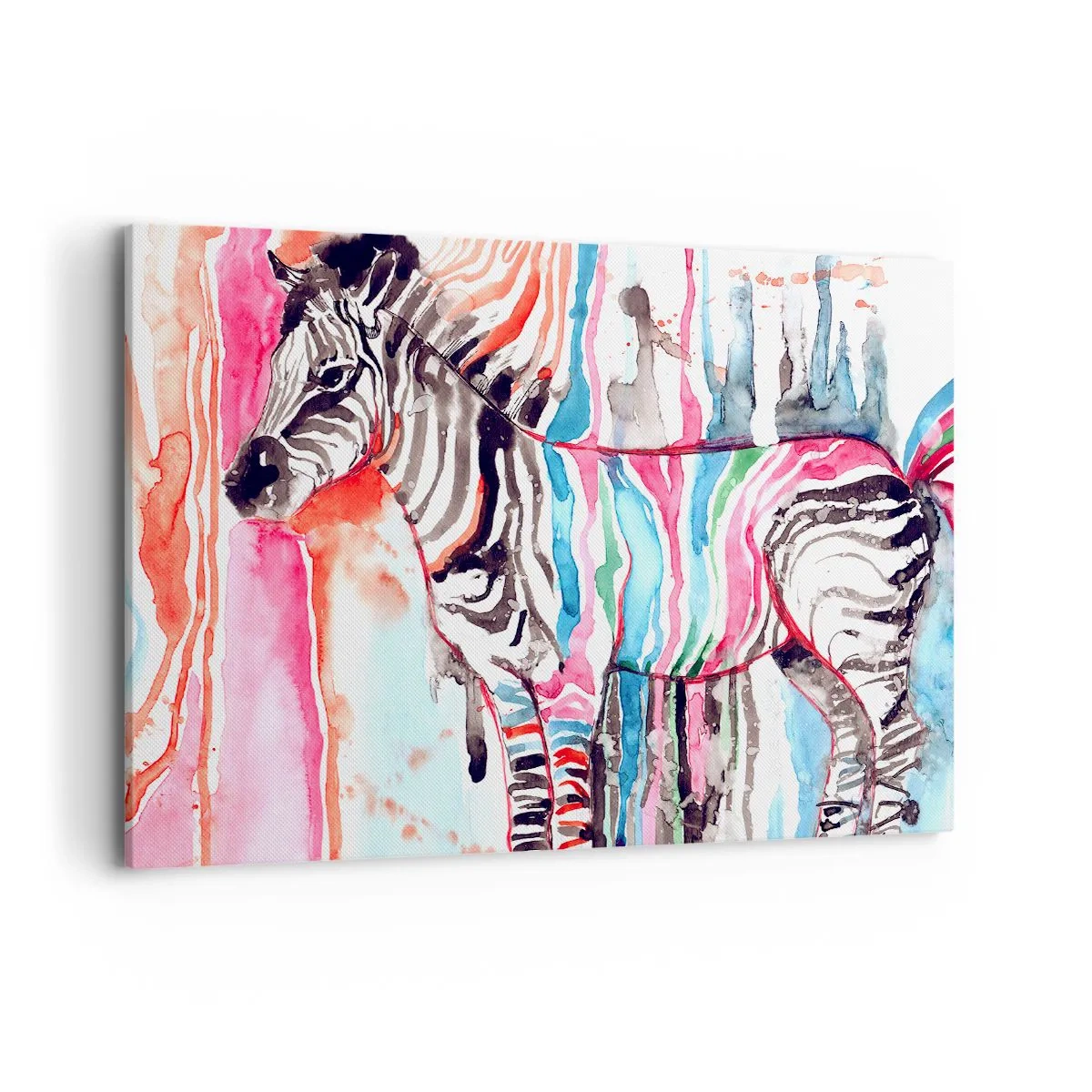 Lærredstryk - Billede på lærred - Naturens ubekymrede joke - 120x80 cm