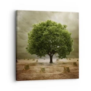 Lærredstryk - Billede på lærred - Alt håb - 30x30 cm