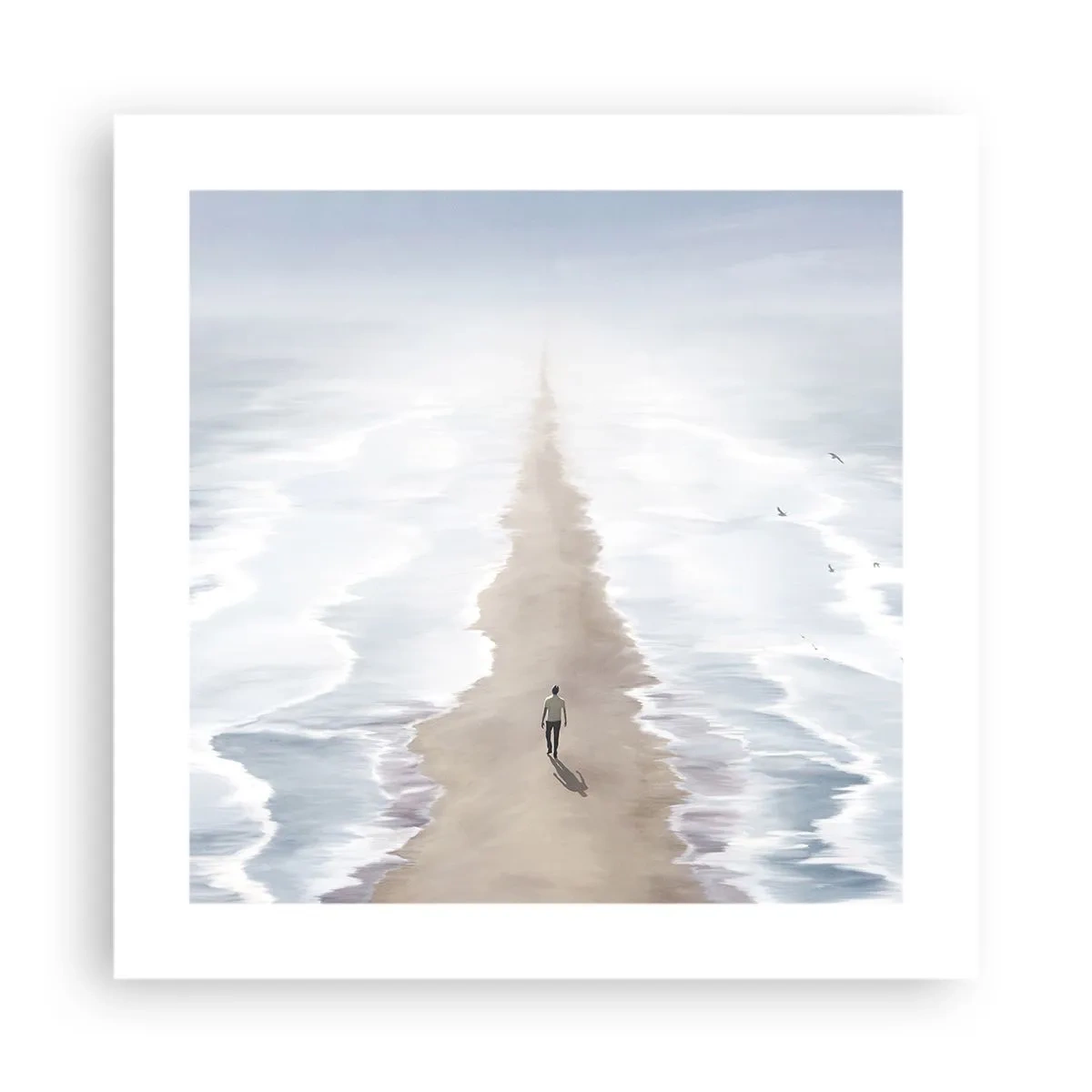 Plakat - Lys fremtid - 40x40 cm