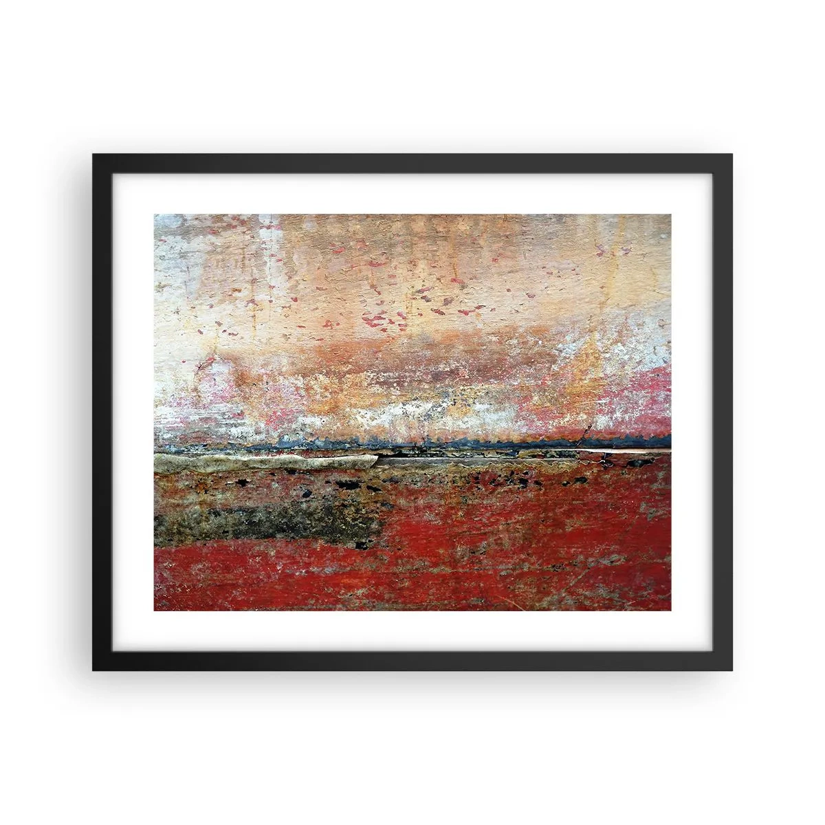 Plakat i sort ramme - Måske er det havet - 50x40 cm