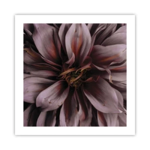 Plakat - Blomstret hjerte - 50x50 cm