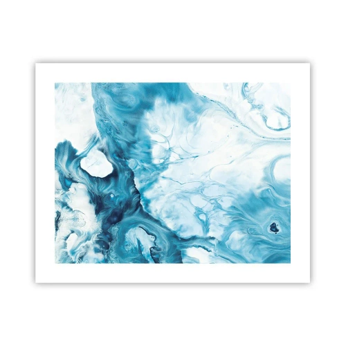 Plakat - Blå koncert - 50x40 cm