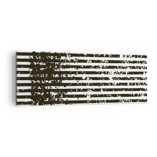 Lærredstryk - Billede på lærred - Rytme og støj - 140x50 cm