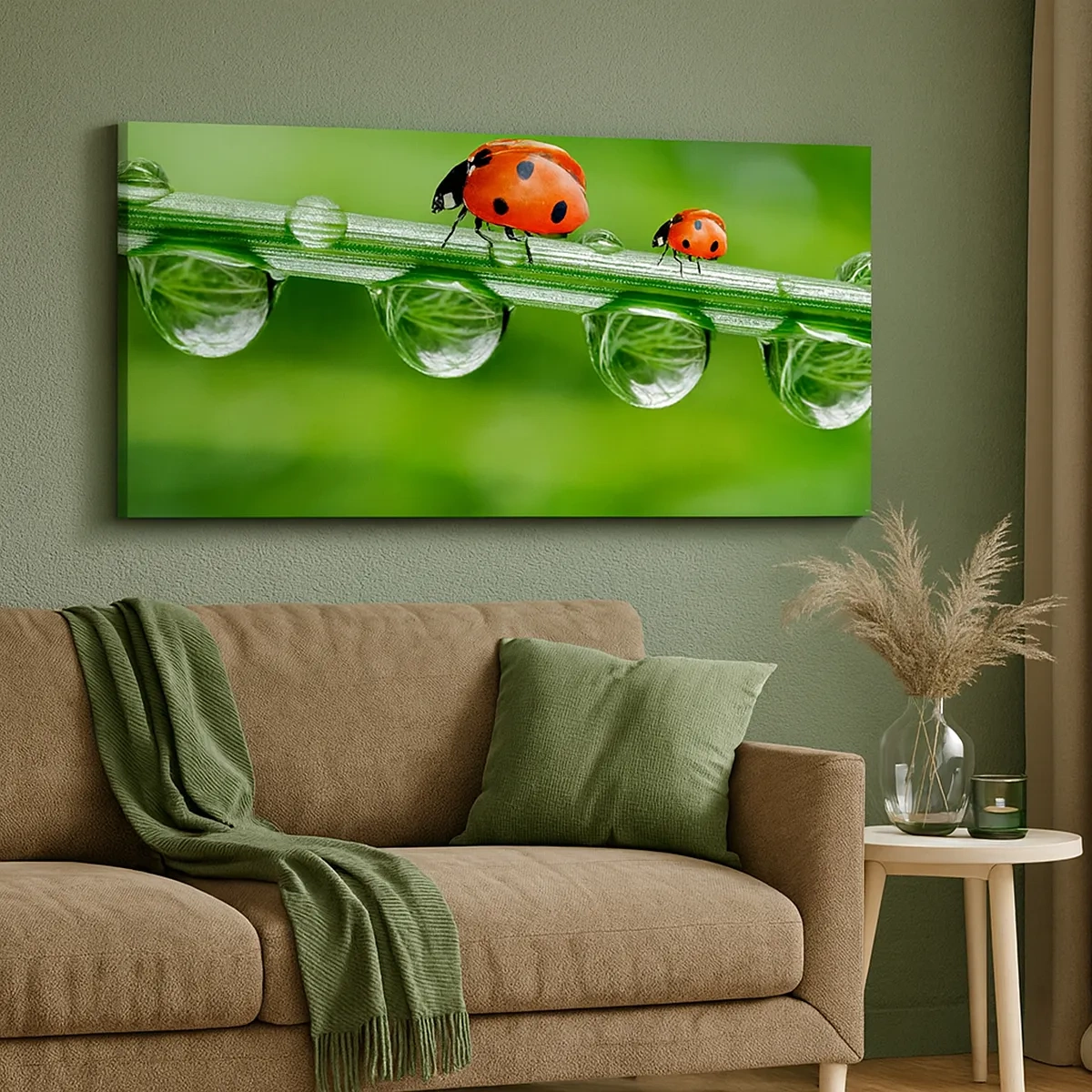 Lærredstryk - Billede på lærred - På farten hele sommeren - 30x30 cm