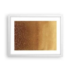 Plakat i hvid ramme - Lysets fødsel - 40x30 cm