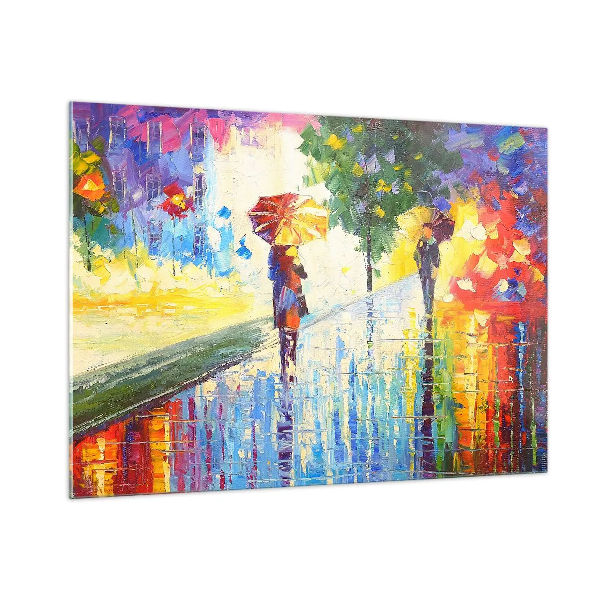 Billede på glas - Og alt er klart - 100x70 cm