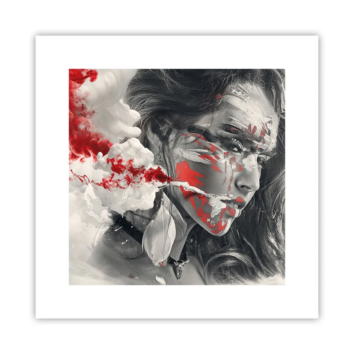 Plakat - I det absurdes damp - 30x30 cm