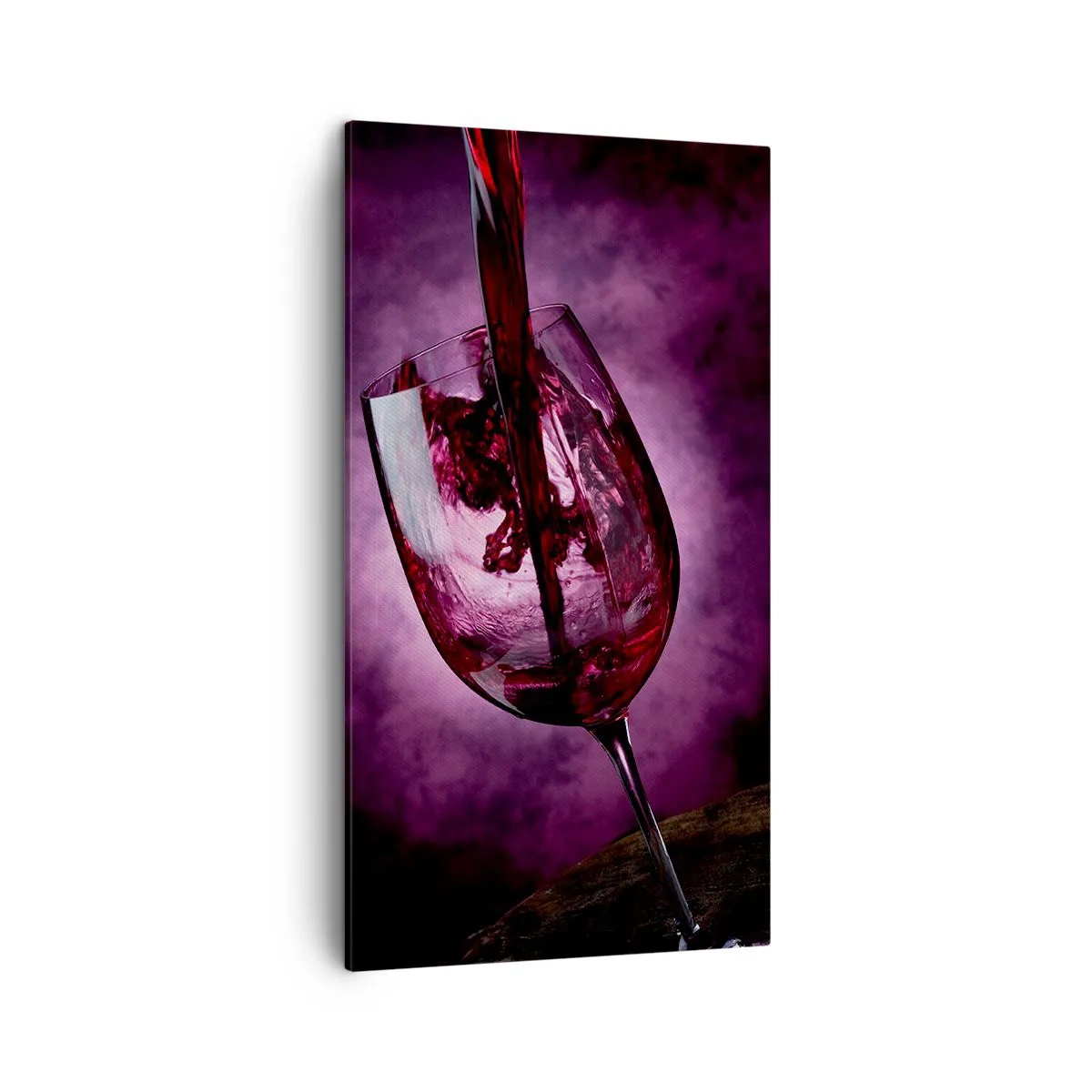 Lærredstryk - Billede på lærred - Skarlagen? Carmin? Nej, rubin. - 45x80 cm