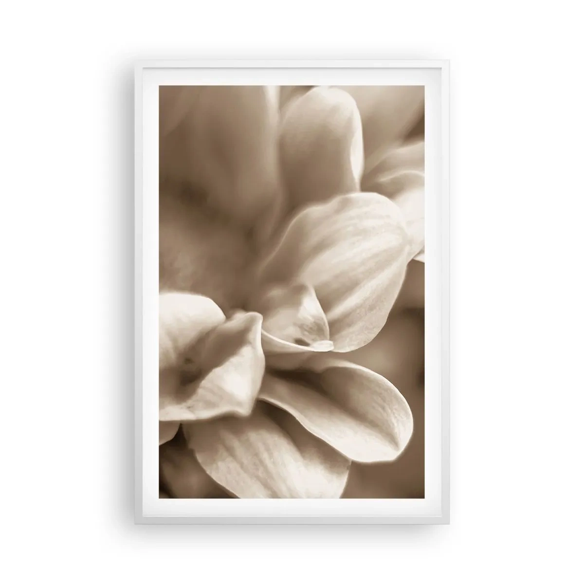 Plakat i hvid ramme - Blid som et smil - 61x91 cm