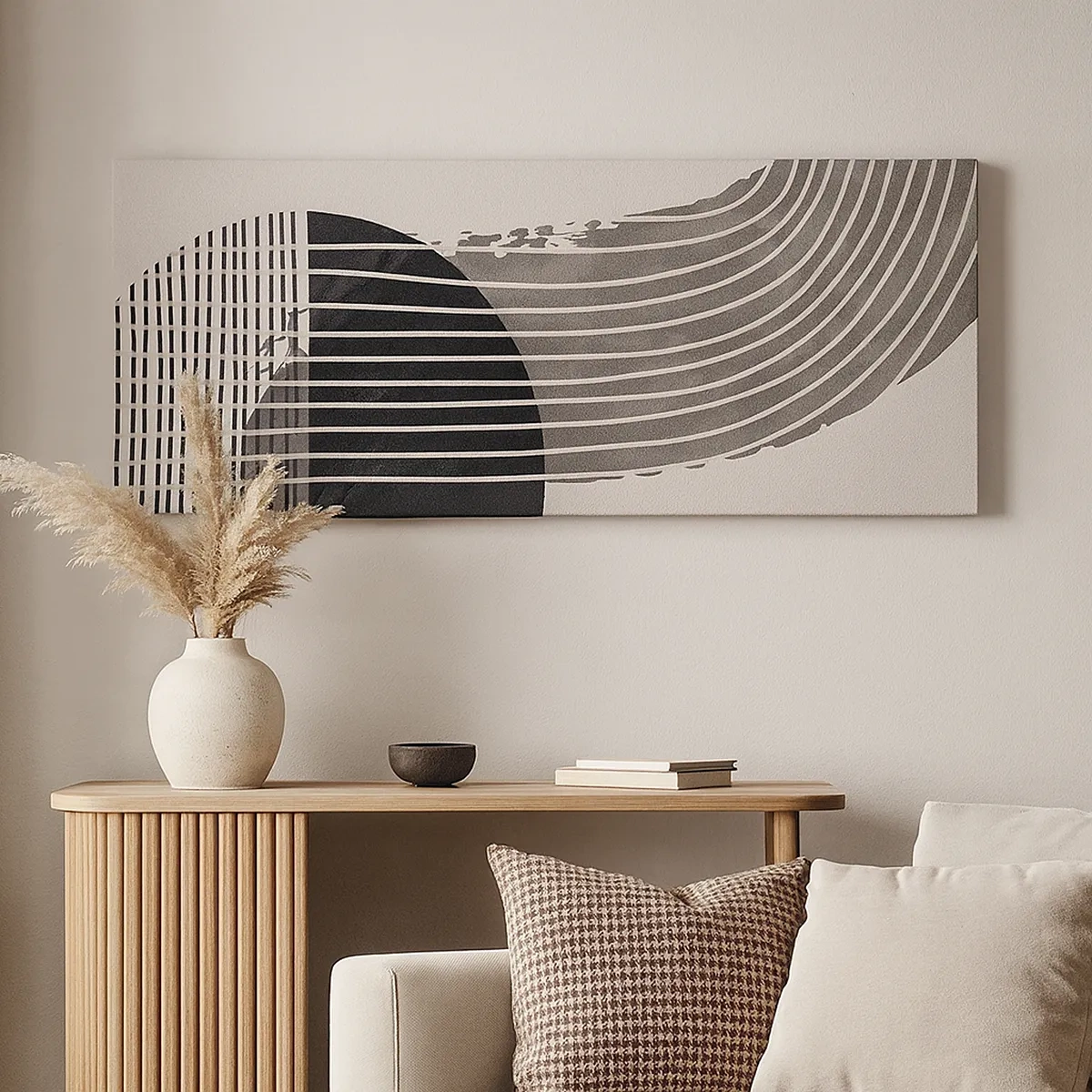 Lærredstryk - Billede på lærred - Derhen og tilbage - 30x30 cm