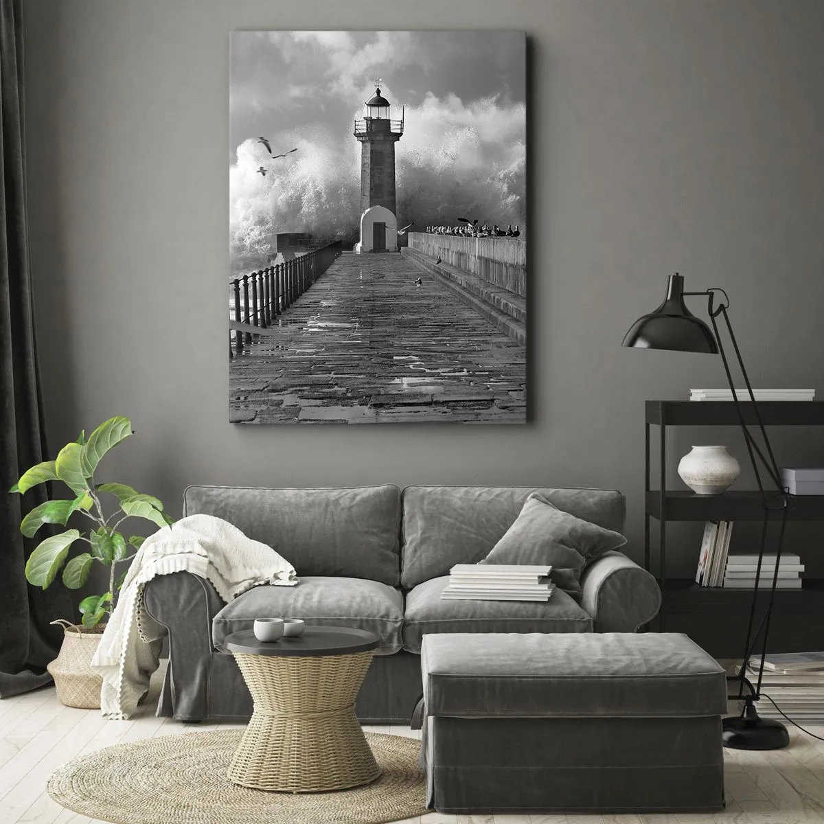 Lærredstryk - Billede på lærred - Frygtløs - 50x70 cm