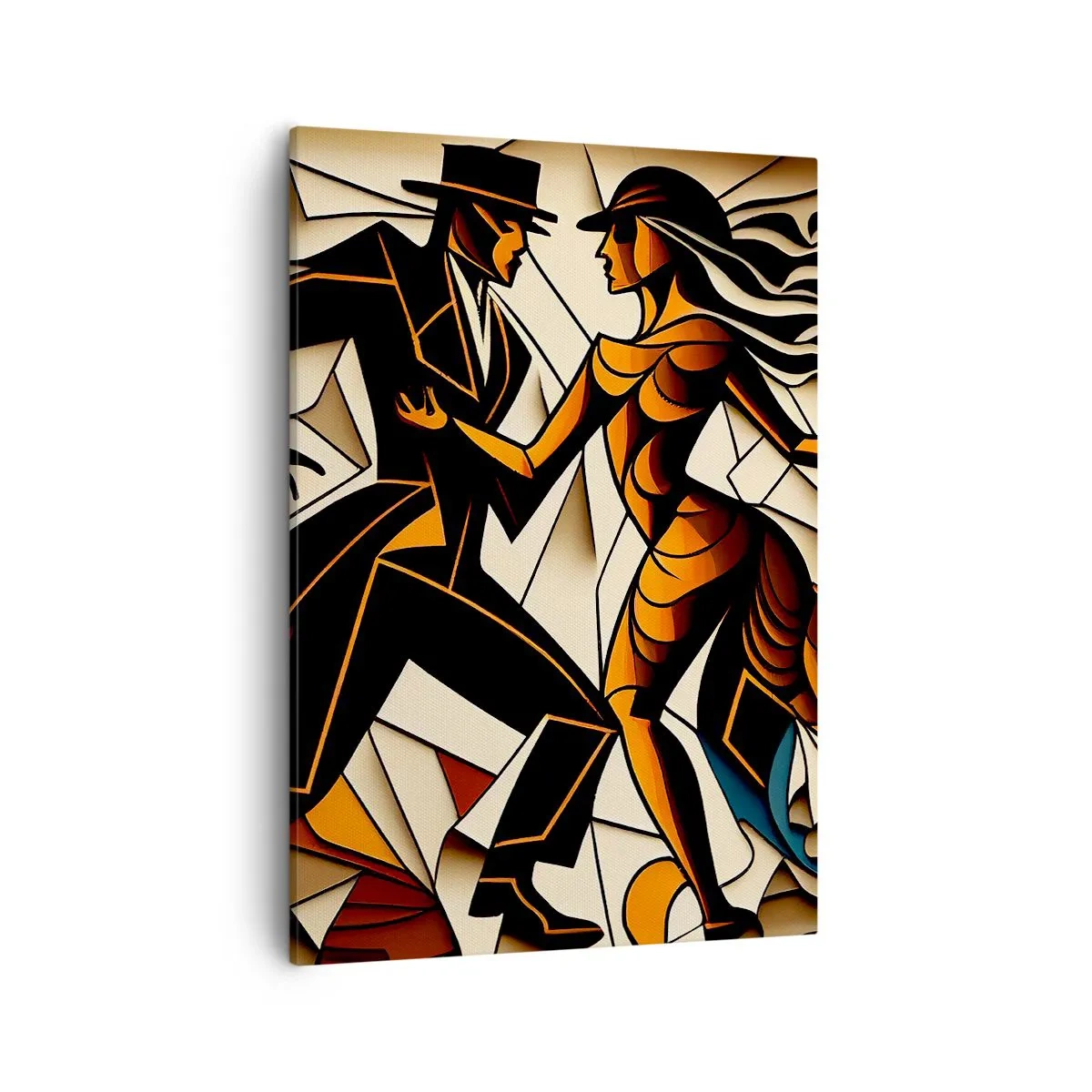 Lærredstryk - Billede på lærred - Dans af lidenskab og passion - 50x70 cm
