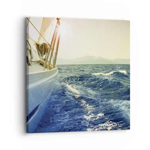 Lærredstryk - Billede på lærred - For eventyr - 30x30 cm