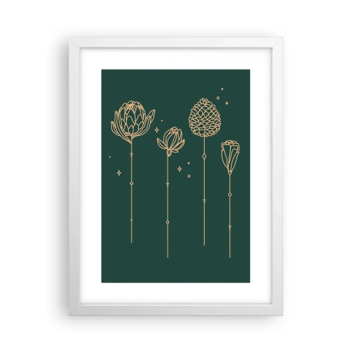 Plakat i hvid ramme - Familien ZIÓŁkowski - 30x40 cm