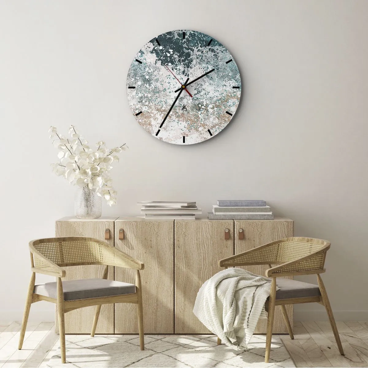 Vægur, Uret - Historier fra havet - 30x30 cm