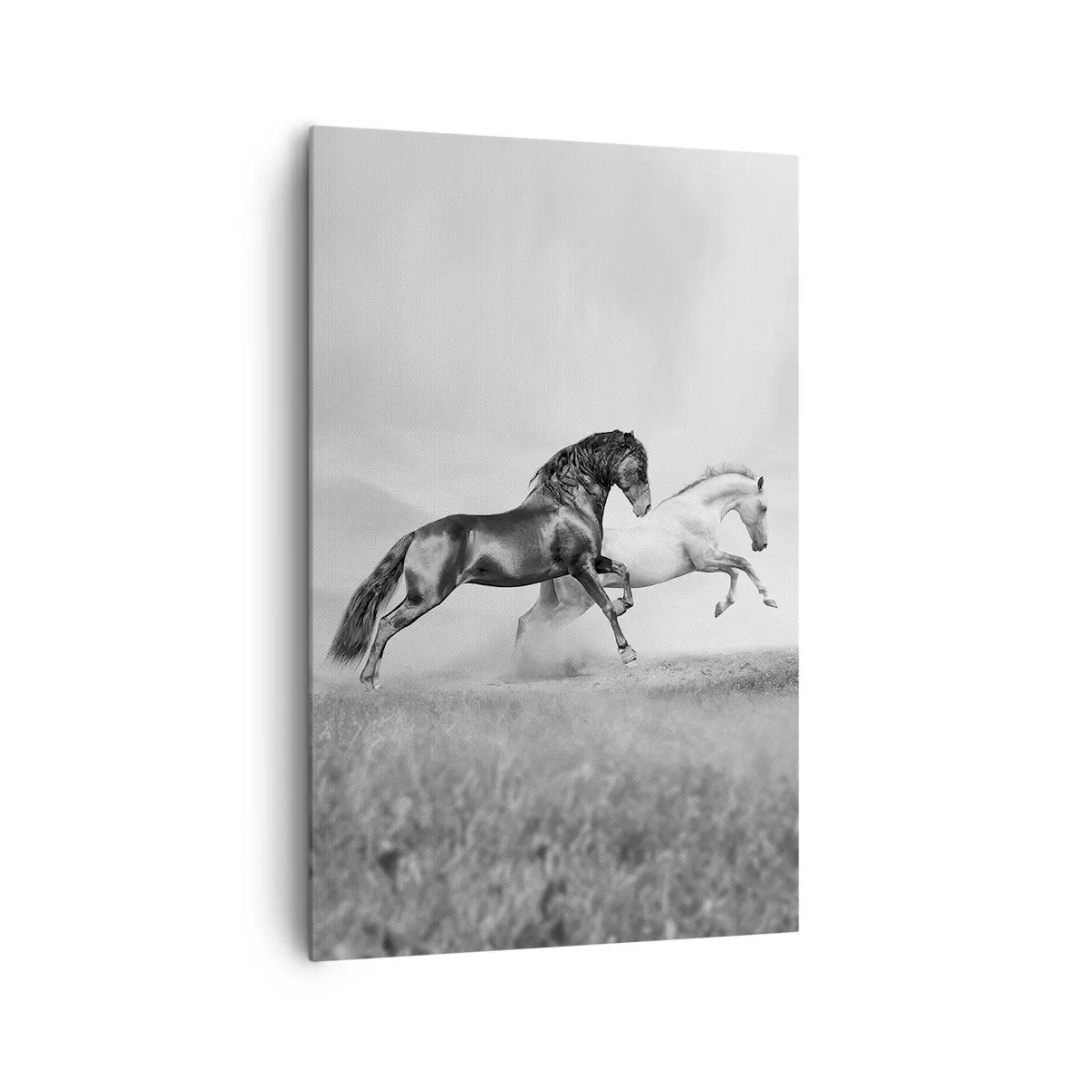 Lærredstryk - Billede på lærred - Engle og dæmoner - 80x120 cm