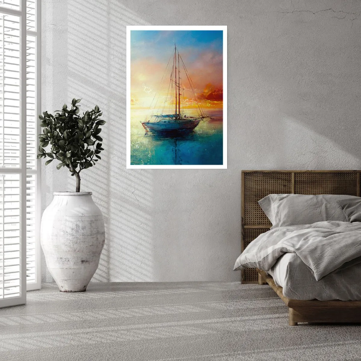 Plakat - I en gylden bugt - 30x40 cm