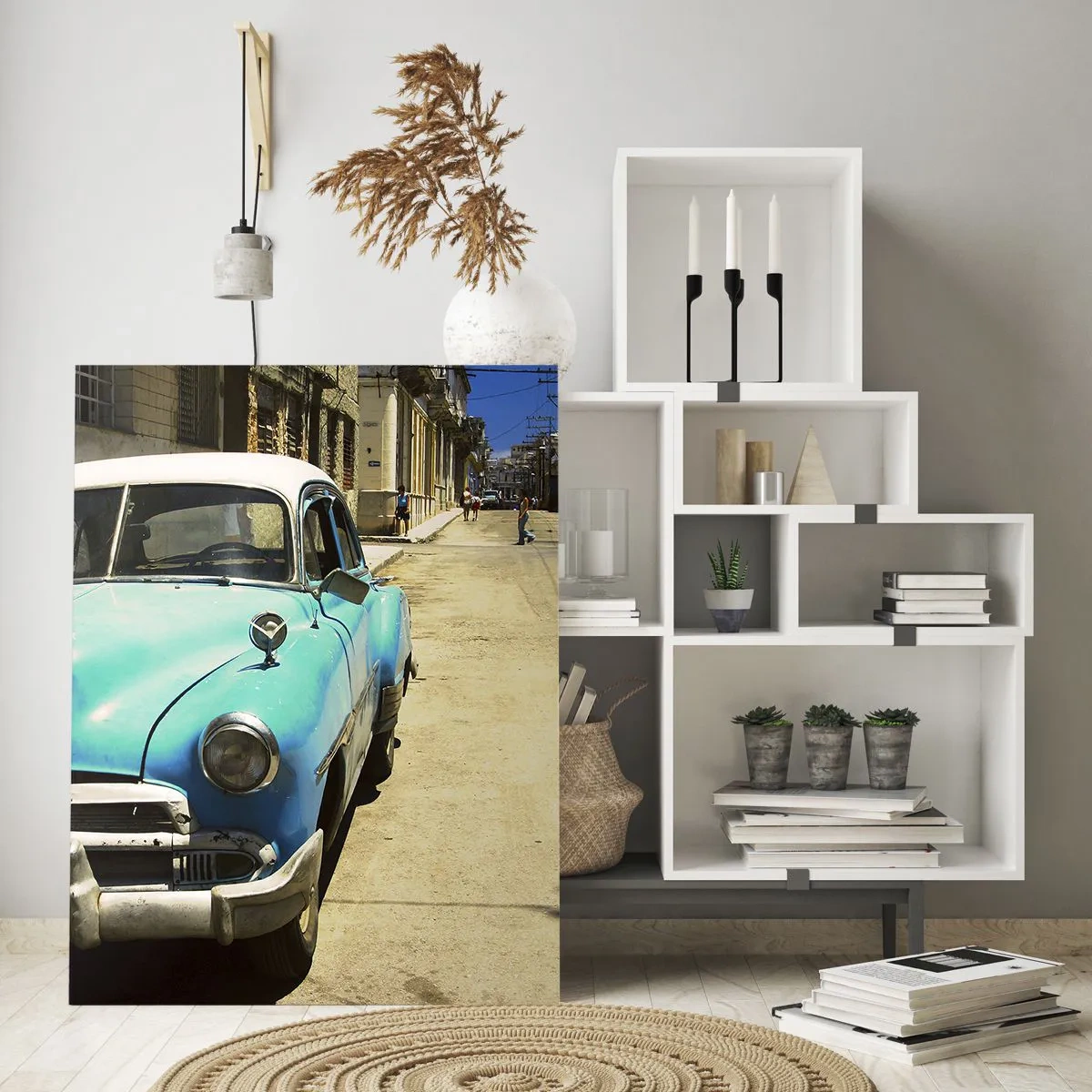 Billede på glas - Evviva Cuba! - 50x70 cm