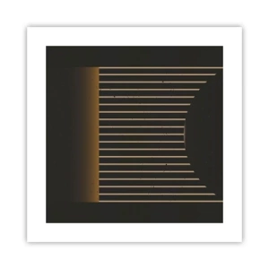 Plakat - Udforsk mørket - 40x40 cm