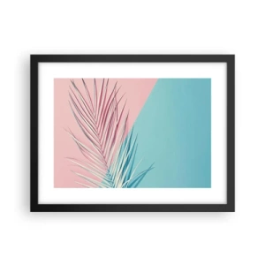 Plakat i sort ramme - Tropisk indtryk - 40x30 cm