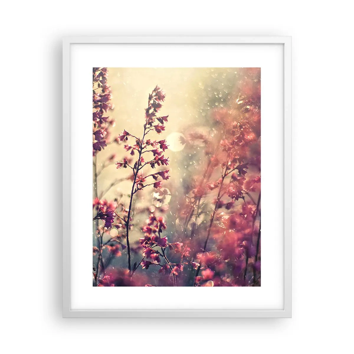 Plakat i hvid ramme - Hemmelig have - 40x50 cm