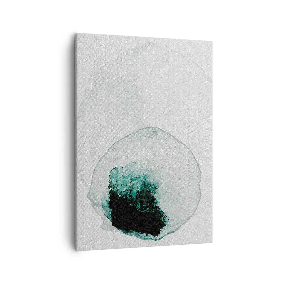 Lærredstryk - Billede på lærred - I en dråbe vand - 50x70 cm