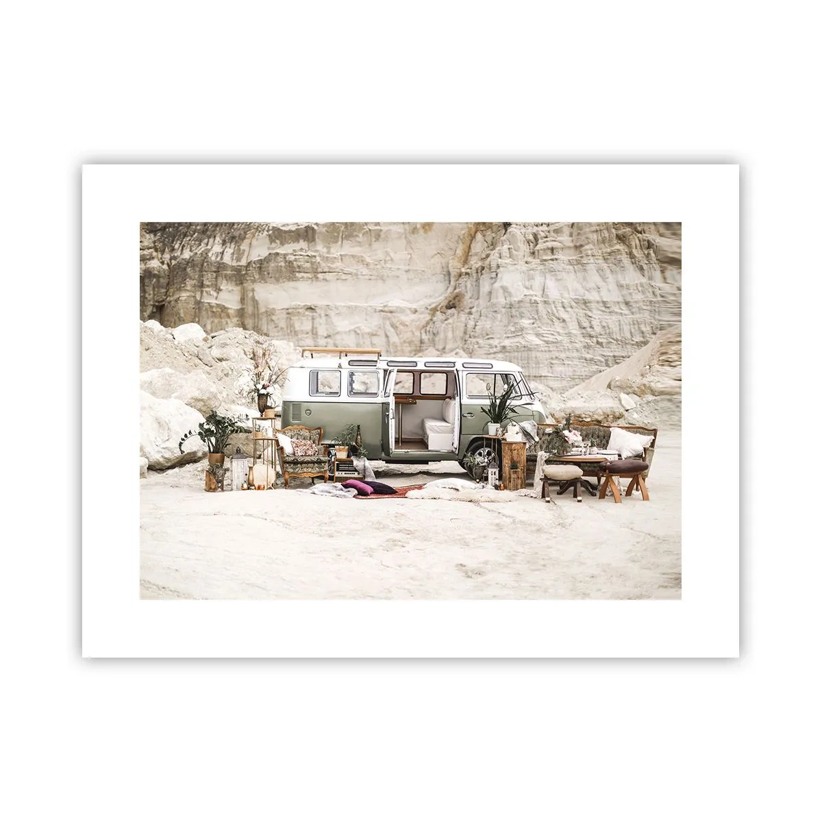 Plakat - Tid til at starte rejsen - 40x30 cm