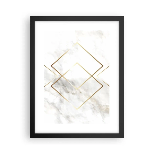 Plakat i sort ramme - Udsigt til det uendelige - 30x40 cm