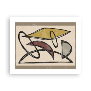 Plakat - Vertikaler og niveauer - 50x40 cm