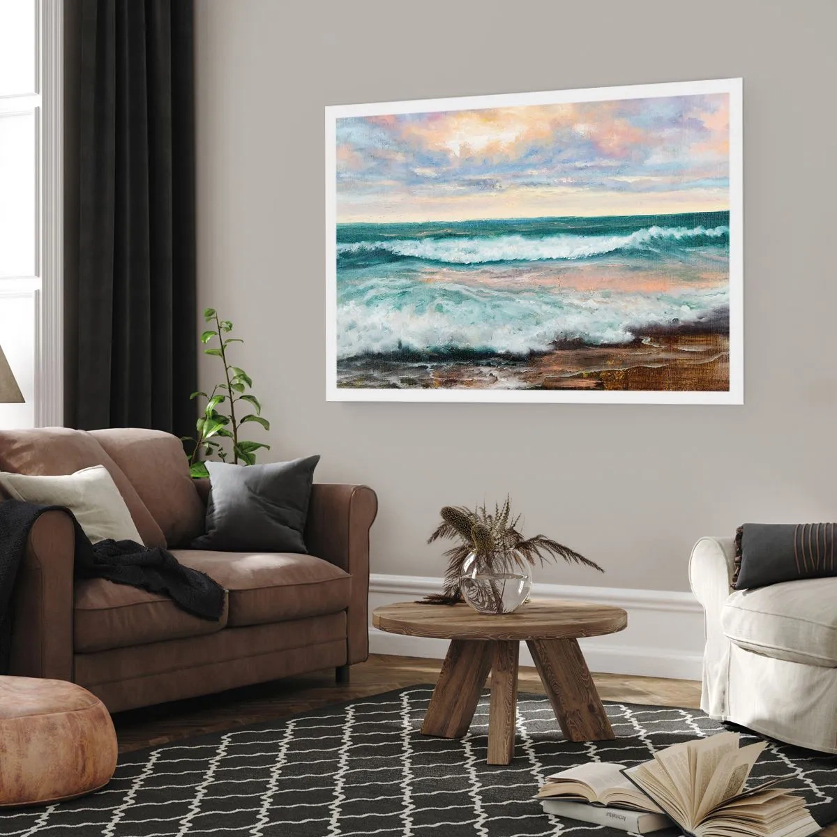 Plakat - Her vil du glatte din sjæl - 40x30 cm