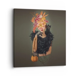 Lærredstryk - Billede på lærred - Heksens fortryllelse - 40x40 cm