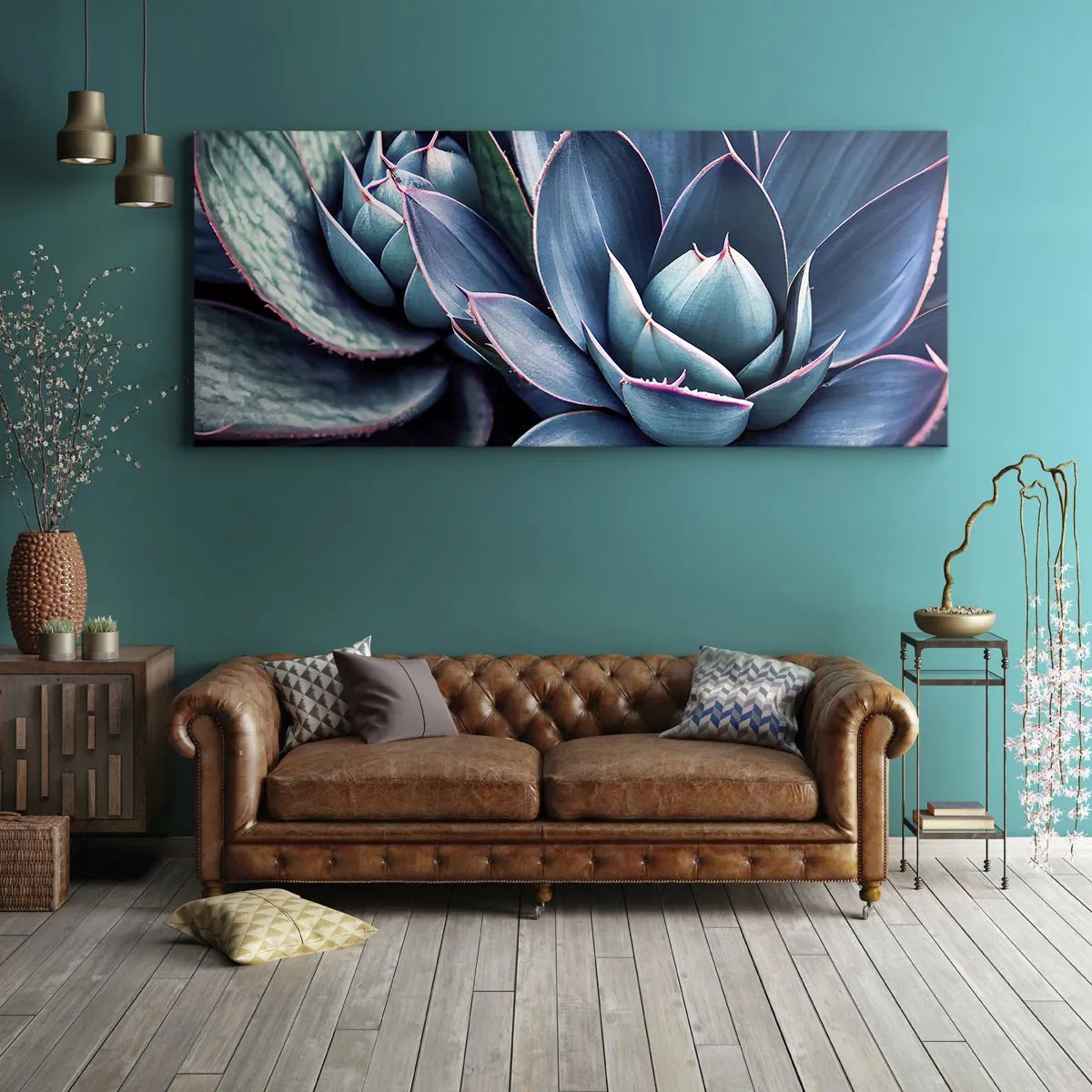 Lærredstryk - Billede på lærred - Vital kraft - 100x40 cm