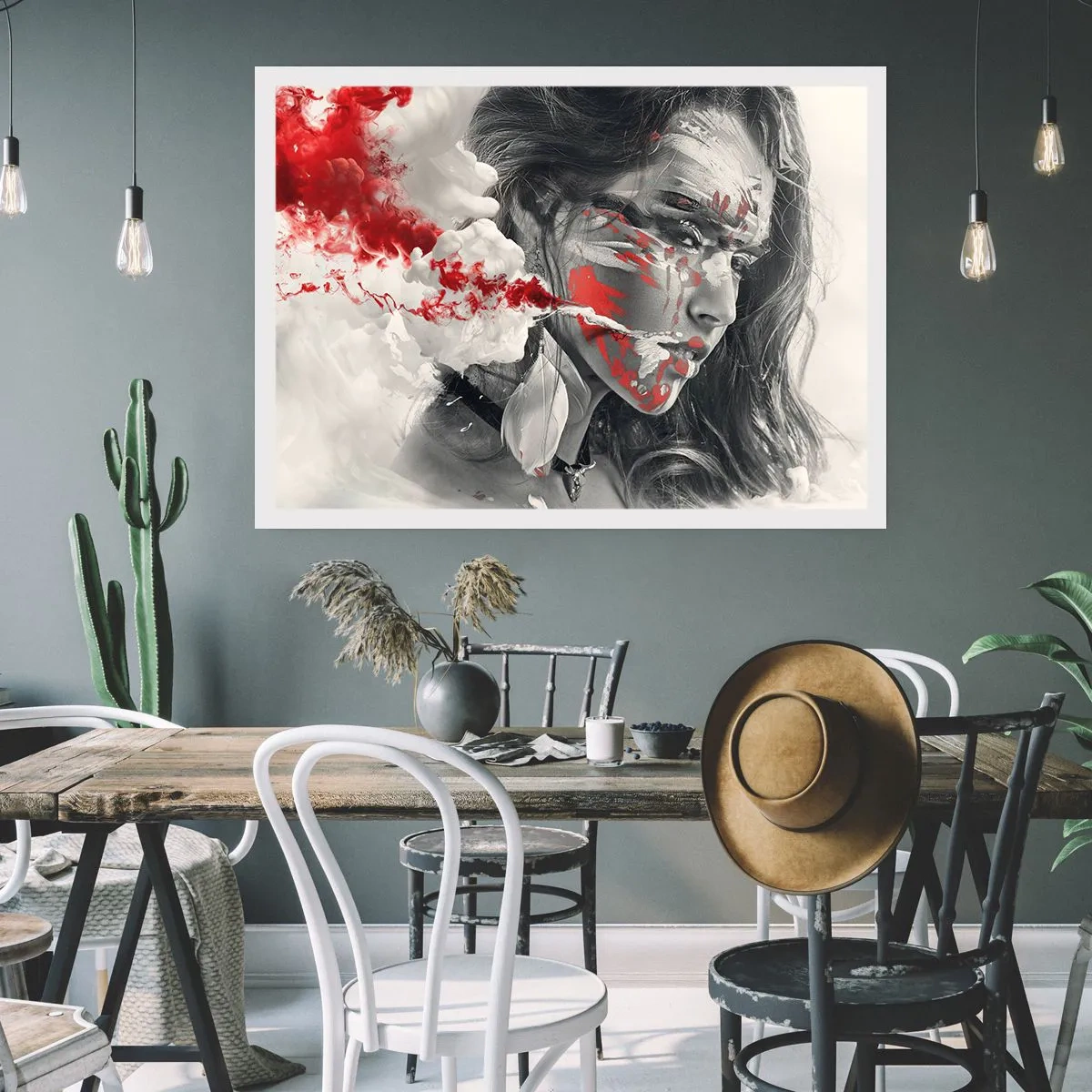Plakat - I det absurdes damp - 70x50 cm