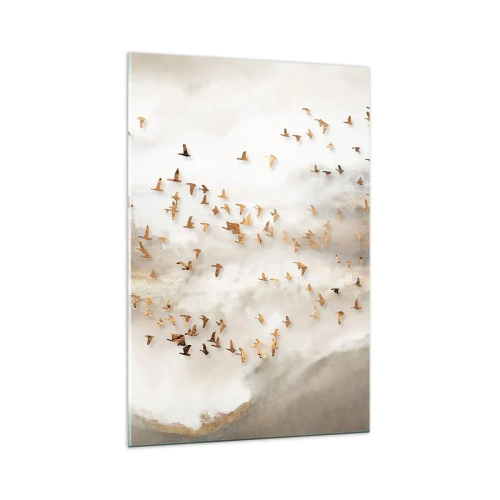 Billede på glas - Det er på tide... - 70x100 cm