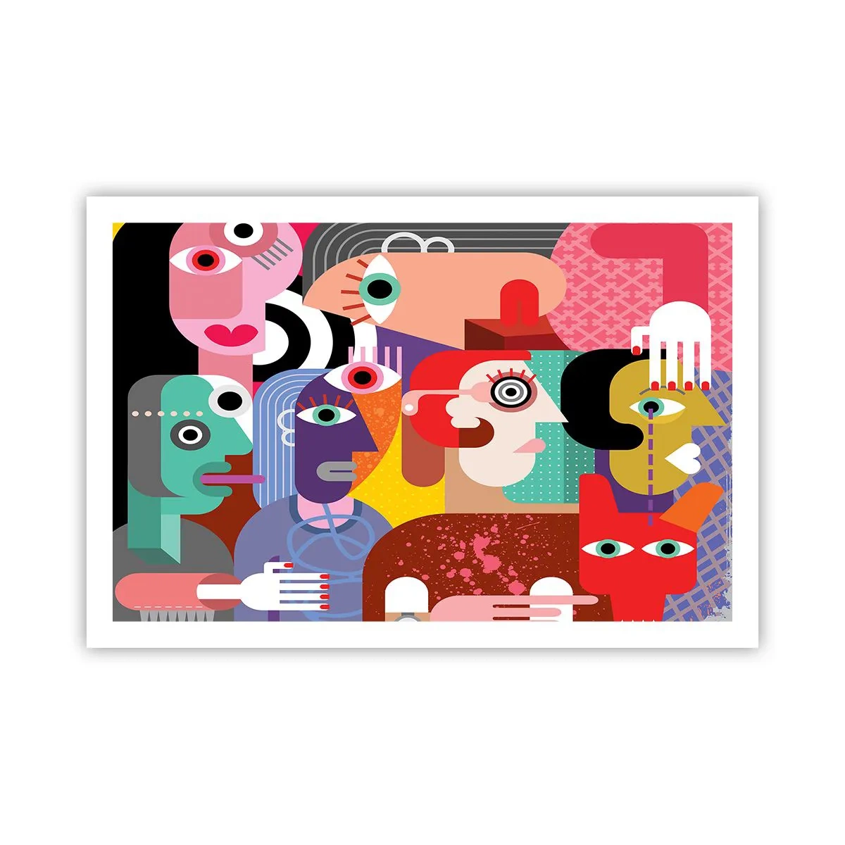 Plakat - Vi fra hr. Picasso - 91x61 cm