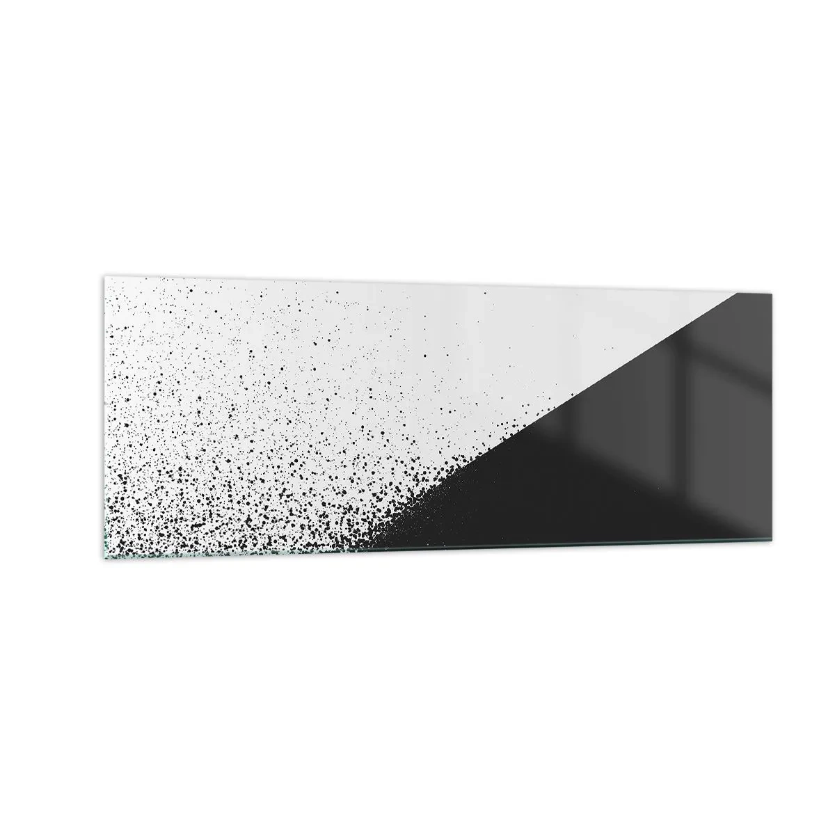 Billede på glas - Hurtigere og hurtigere, mere og mere - 140x50 cm