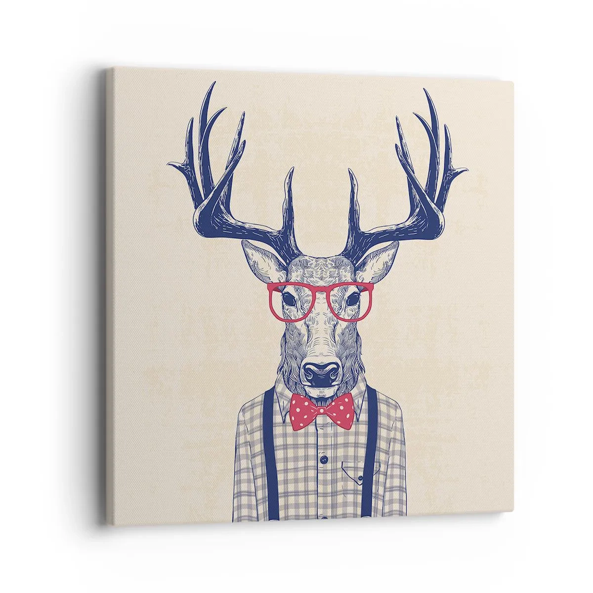 Lærredstryk - Billede på lærred - Et underholdende ekstravaganza - 40x40 cm