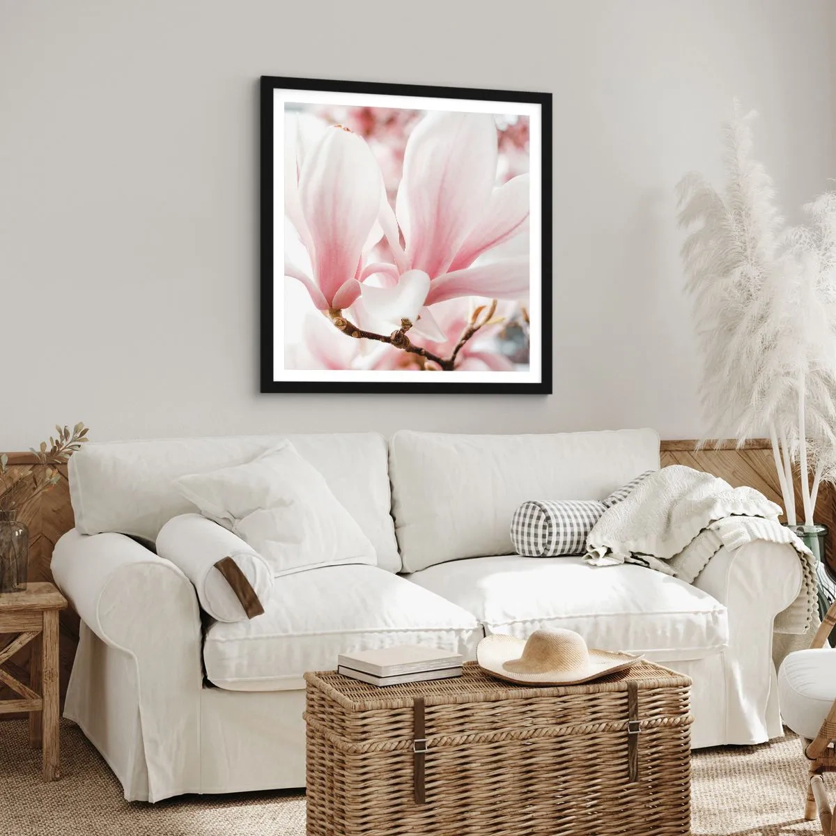 Plakat i sort ramme - Ømhedens umådelighed - 60x60 cm